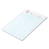 Grafiekraster 5 vierkanten - Graniet Kleur en Groo Notitieblok (Schuin)