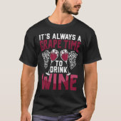 Grafiektijd tot Drink van wijn Pun Winemaker Conno T-shirt (Voorkant)