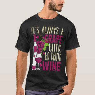 Grafiektijd tot Drink van wijn Pun Winemaker Conno T-shirt