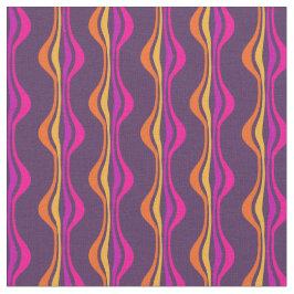 Grafiekverwachtingen Groovy Paars Disco pattered Stof