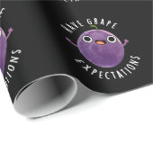 Grafiekverwachtingen positieve vruchten-pun Dark B Cadeaupapier (Rol Hoek)