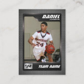 Grafiet Basketbal Trading Kaart, B-Baller geschenk Contactkaartje (Voorkant)