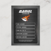 Grafiet Football Trading Kaart, Geschenken voor Sp Contactkaartje (Achterkant)