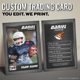 Grafiet Football Trading Kaart, Geschenken voor Sp Contactkaartje
