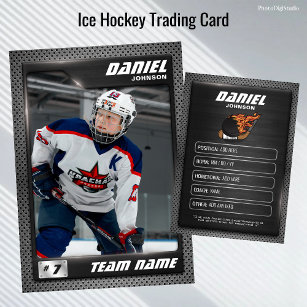 Grafiet ijshockey trading Kaart, speler Kaart Contactkaartje