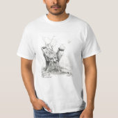 grafiet "Old Man Tree Spirit" T-shirt (Voorkant)