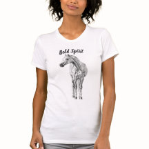 Grafiet Paard Schets T-Shirt