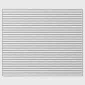 Grafiet | white stripe wrapping paper cadeaupapier (Vlak)