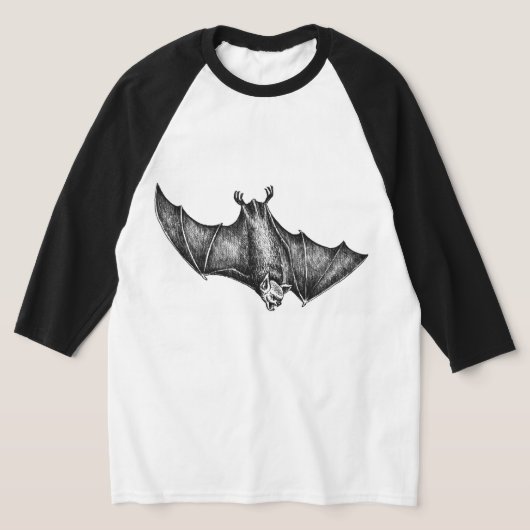 Grafik-Fledermaus T-shirt (Laagn)