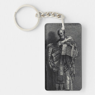 Grafik van Sint Athanasius van Alexandrië Sleutelhanger
