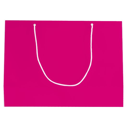 Grafisch aangepaste warmroze Valentijnsdag Large Cadeautasje (Achterkant)