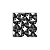 Grafisch abstract patroon rubberstempel (Afrduk)