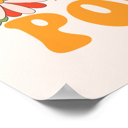 Grafisch aggregaat van de Groovy-ventilator Poster (Hoek)