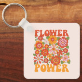 Grafisch aggregaat van de Groovy-ventilator Sleutelhanger (Voorkant)