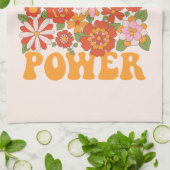 Grafisch aggregaat van de Groovy-ventilator Theedoek (Gevouwen)