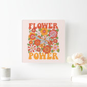 Grafisch aggregaat van de Groovy-ventilator Vierkante Klok (Huis)