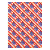 Grafisch  Amerikaanse vlag tafelkleed (Voorkant)