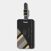 Grafisch artistiek Bagagelabel (Voorkant verticaal)