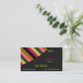 Grafisch artistiek modern Visitekaartje (Staand voorkant)