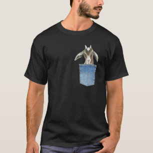 Grafisch Baby Geiten Dierlijke Mannen Vrouwelijke T-shirt