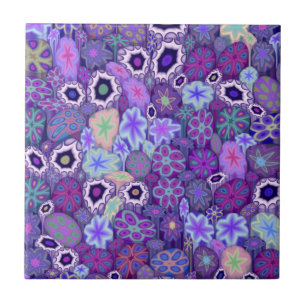 Grafisch bewustzijn Millefiori Tegeltje
