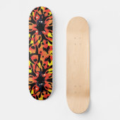 Grafisch bloemskateboard skateboard (Voorkant)