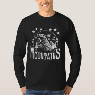 Grafisch breng me naar de bergkampering t-shirt