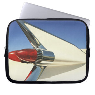 Grafisch: Close-up van vin en achterlicht op Laptop Sleeve