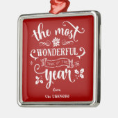 Grafisch de heerlijkste tijd van het Monogram van Metalen Ornament (Links)