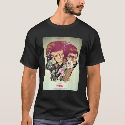 Grafisch De serie C van het Afbeelding van Monkey T-shirt (Voorkant)