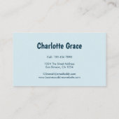 Grafisch Design Paint Splash Persoonlijk Modern Visitekaartje (Achterkant)