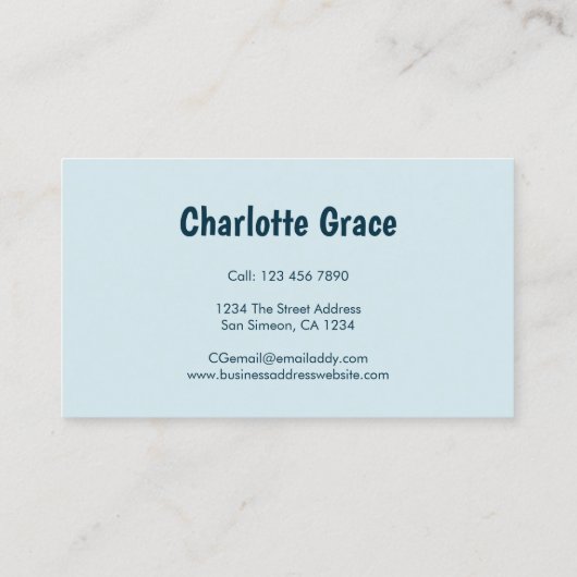 Grafisch Design Paint Splash Persoonlijk Modern Visitekaartje (Achterkant)