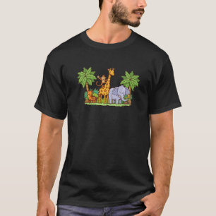 Grafisch dierentuin dierentuin Dierenvriend houden T-shirt