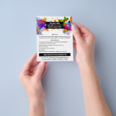 Grafisch driehoeksontwerp, grafisch ontwerp omkere flyer (Hand)