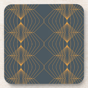 Grafisch, elegant, eenvoudig geometrisch grafisch bier onderzetter