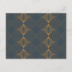 Grafisch, elegant, eenvoudig geometrisch grafisch briefkaart