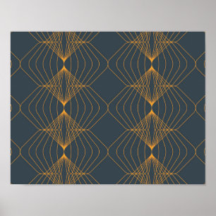 Grafisch, elegant, eenvoudig geometrisch grafisch poster
