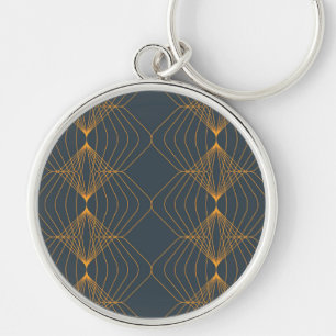 Grafisch, elegant, eenvoudig geometrisch grafisch sleutelhanger