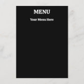 Grafisch en Tekstontwerp Menu (Achterkant)