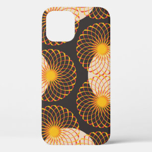grafisch floral tracery grid naadloos patroon in g Case-Mate iPhone case