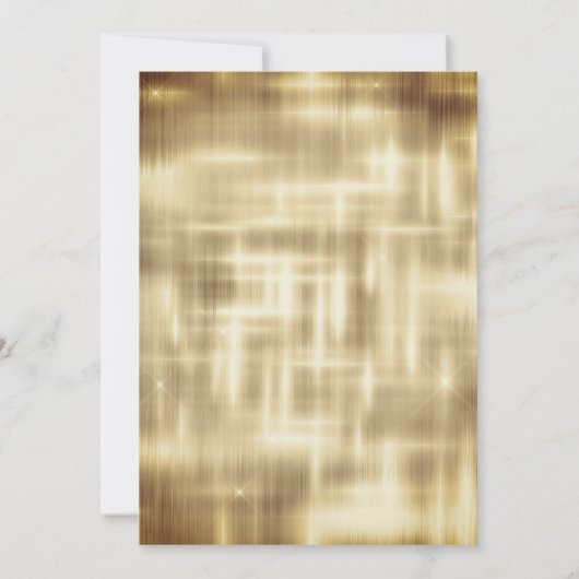 Grafisch goudbruine druppels glitter om het even w kaart (Achterkant)