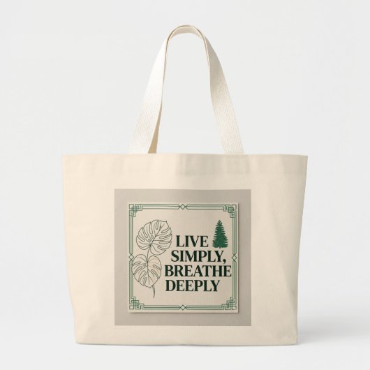 grafisch grote tote bag (Voorkant)