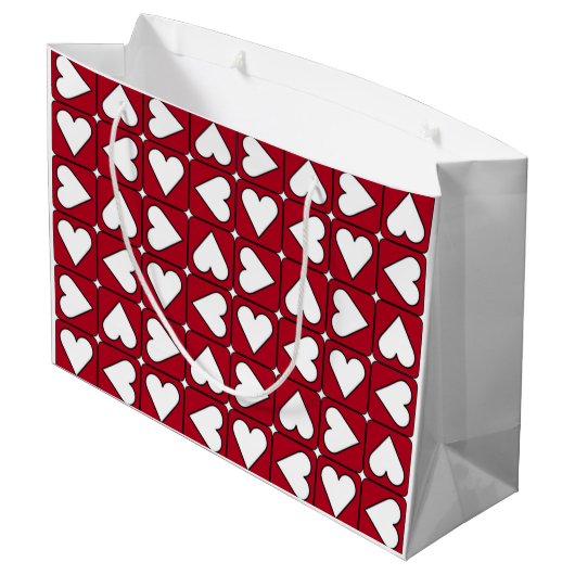 Grafisch hart Cadeautas (Achterkant Gekanteld)