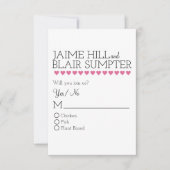 Grafisch Interplay Kaart Bindende reactie Roze har (Voorkant)