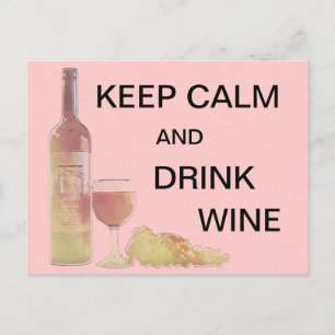 Grafisch kalm Drink Briefkaart
