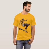 Grafisch karton T-shirt (Voorkant volledig)