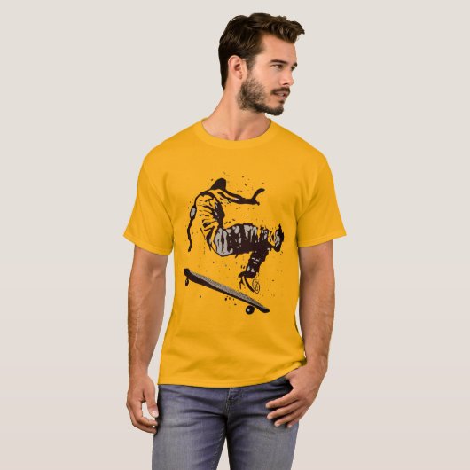 Grafisch karton T-shirt (Voorkant volledig)