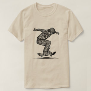 Grafisch karton T-shirt