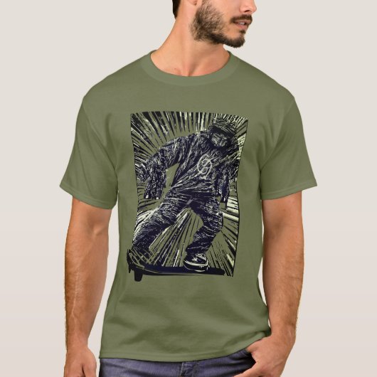 Grafisch karton T-shirt (Voorkant)