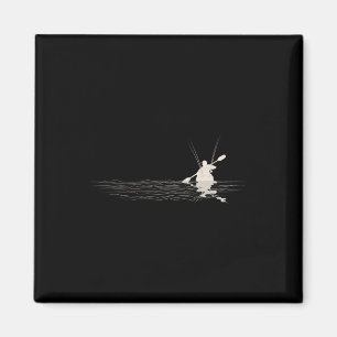 Grafisch Kayak Vissen Kayak Hengelaars Kayakken Vi Magneet